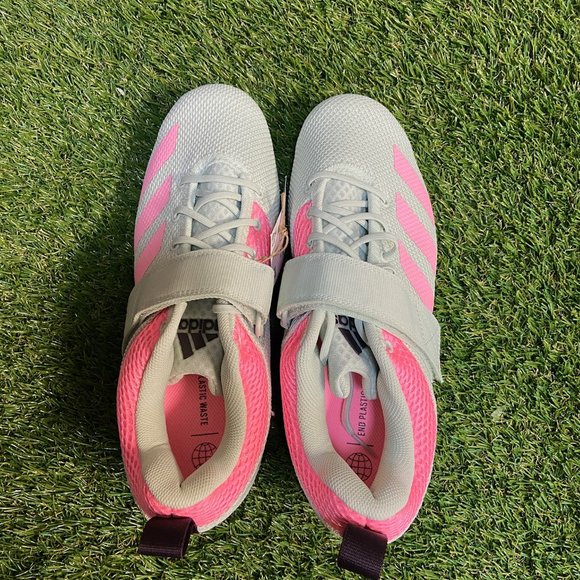 Adidas Adipower Powerlift 5 Weightlifting Linen Green GY8920 Men 8.5 Wmn 9.5 NEW - Picture 4 of 8